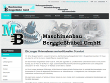 Tablet Screenshot of mb-berggiesshuebel.de